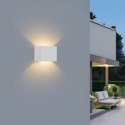 Brilagi - Applique murale d'extérieur DONNANI LED/5W/230V blanche IP44