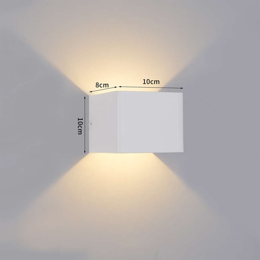 Brilagi - Applique murale d'extérieur DONNANI LED/5W/230V blanche IP44