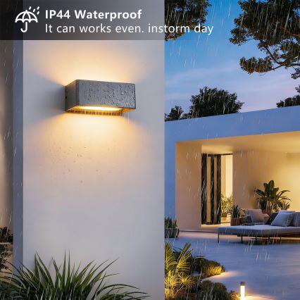 Brilagi - Applique murale d'extérieur DONNANI LED/7W/230V anthracite IP44