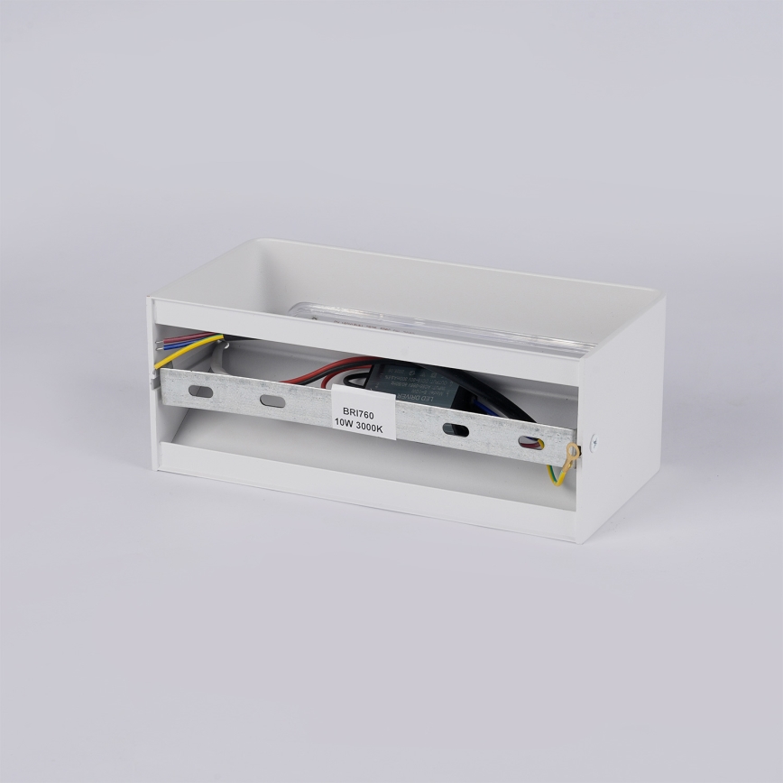 Brilagi - Applique murale d'extérieur DONNANI LED/7W/230V blanche IP44