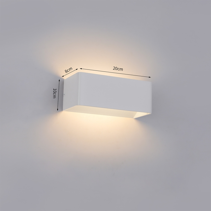 Brilagi - Applique murale d'extérieur DONNANI LED/7W/230V blanche IP44
