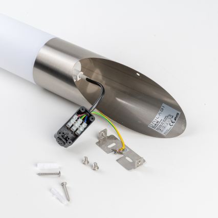 BRILAGI - Applique murale extérieure ELIA 1xE27/20W/230V IP44 chrome mat