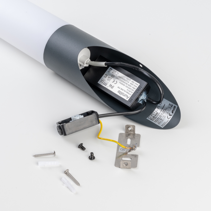 BRILAGI - Applique murale d'extérieur avec détecteur de mouvement ELIA 1xE27/20W/230V IP44 anthracite