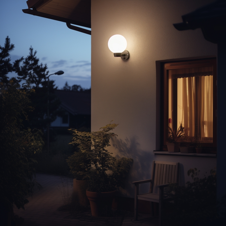 Brilagi - Applique murale d'extérieur HARBOR 1xE27/40W/230V IP33 noir/blanc