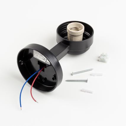 Brilagi - Applique murale d'extérieur HARBOR 1xE27/40W/230V IP33 noir/blanc