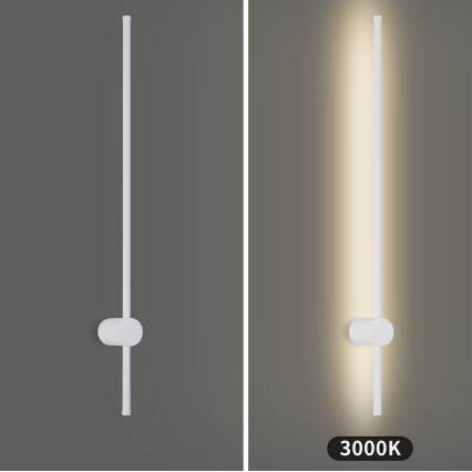Brilagi - Applique murale LED d'extérieur AURA LED/20W/230V 3000K IP54 97 cm blanche IRC 90