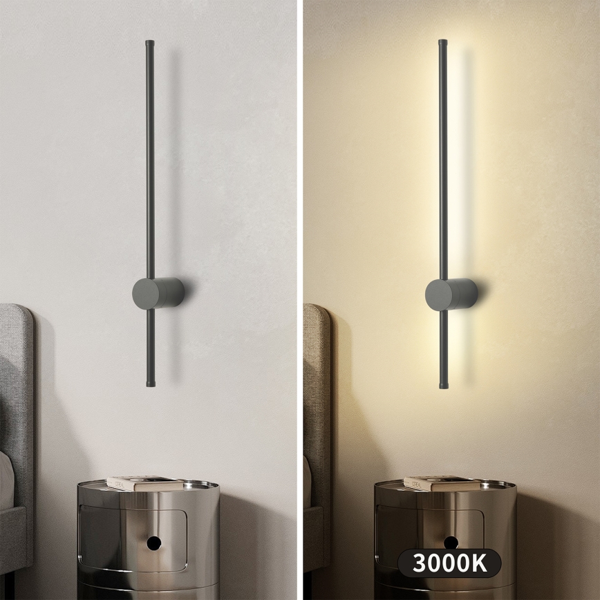 Brilagi - Applique murale d'extérieur LED AURA LED/12W/230V 3000K IP54 65 cm anthracite IRC 90