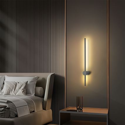 Brilagi - Applique murale d'extérieur LED AURA LED/12W/230V 3000K IP54 65 cm anthracite IRC 90