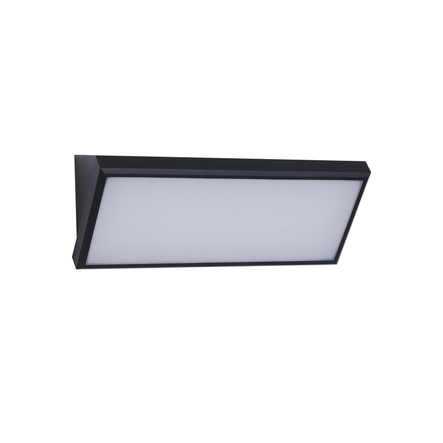 Brilagi - Applique murale LED d'extérieur avec détecteur TRIANGLE LED/42W/230V 45 cm noire IP65