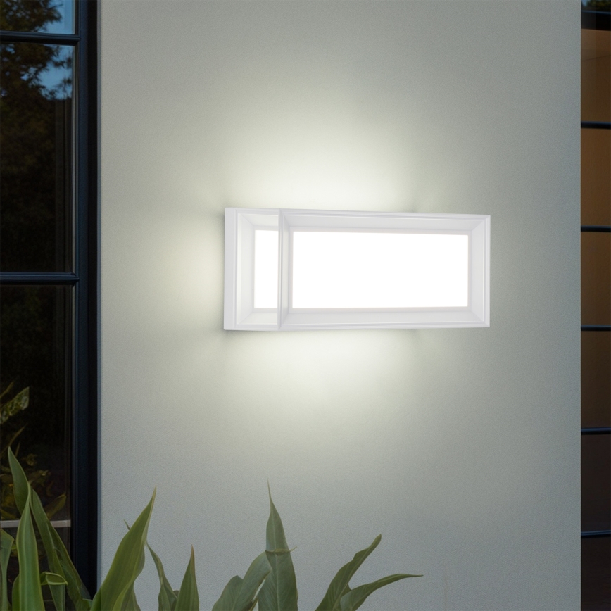Brilagi - Applique murale d'extérieur LED avec détecteur PARKER LED/12W/230V blanc IP44