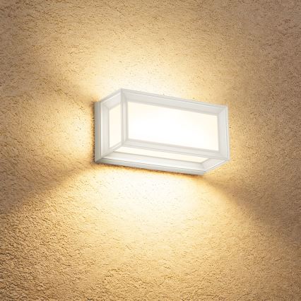Brilagi - Applique murale d'extérieur LED avec détecteur PARKER LED/12W/230V blanc IP44