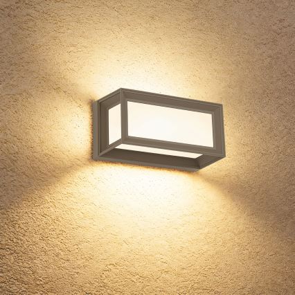 Brilagi - Applique murale d'extérieur LED PARKER avec détecteur de mouvement LED/12W/230V gris IP44