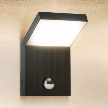 Brilagi - Applique murale d'extérieur LED avec détecteur RIANO LED/8W/230V anthracite IP65