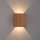 Brilagi - Applique murale d'extérieur LED DOUBLERAY LED/6W/230V aspect bois IP54
