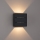 Brilagi - Applique murale d'extérieur LED DOUBLERAY LINE LED/6W/230V noire IP54