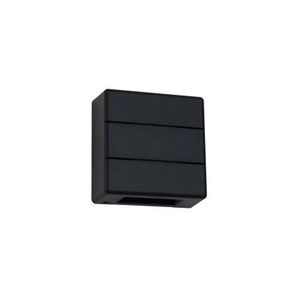 Brilagi - Applique murale d'extérieur LED DOUBLERAY LINE LED/6W/230V noire IP54