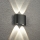 Brilagi - Applique murale d'extérieur LED FLAREBOX LED/4W/230V noire IP65