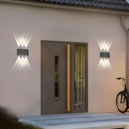 Brilagi - Applique murale d'extérieur LED FLAREBOX LED/6W/230V anthracite IP65