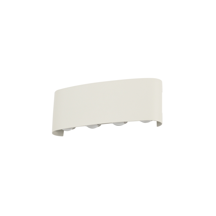 Brilagi - Applique murale d'extérieur LED FLAREBOX LED/8W/230V blanche IP65