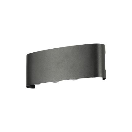 Brilagi - Applique murale d'extérieur LED FLAREBOX LED/8W/230V noire IP65