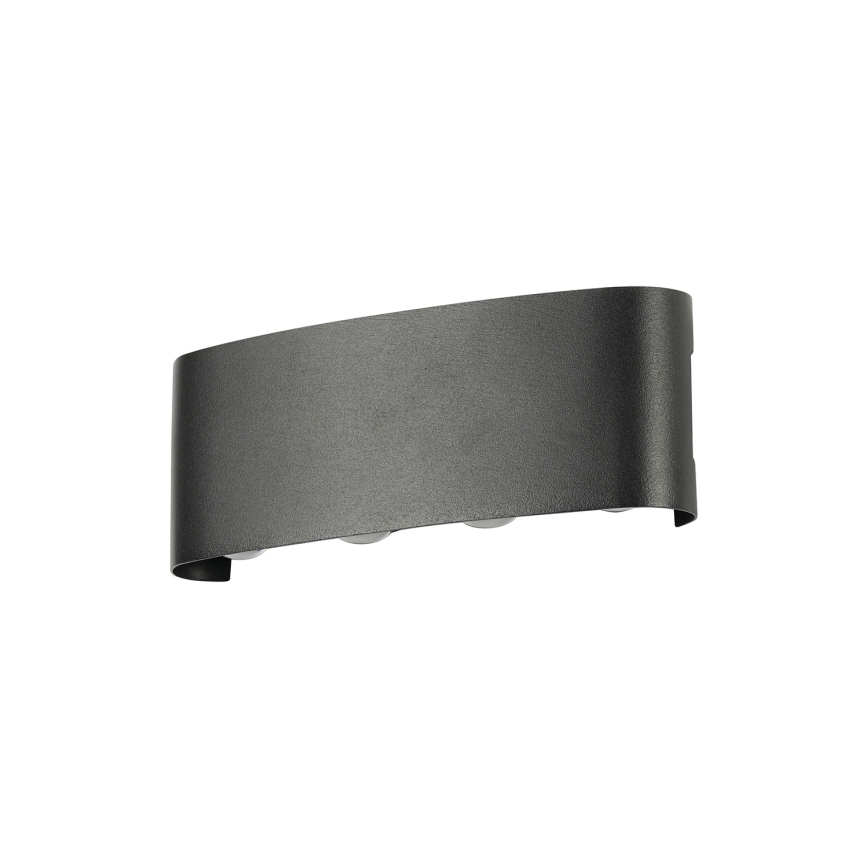 Brilagi - Applique murale d'extérieur LED FLAREBOX LED/8W/230V noire IP65