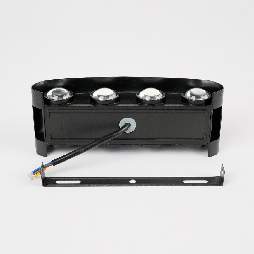 Brilagi - Applique murale d'extérieur LED FLAREBOX LED/8W/230V noire IP65
