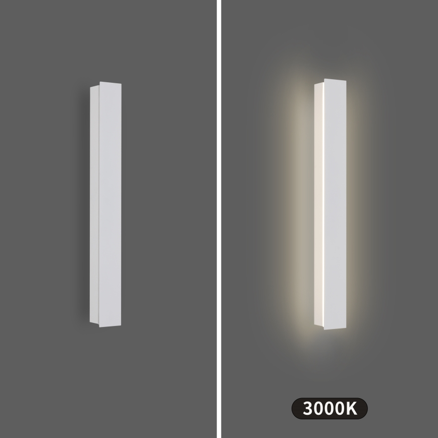 Brilagi - Applique murale extérieure LED LINEAR LED/12W/230V 3000K IP65 50 cm blanche IRC 90