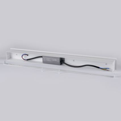 Brilagi - Applique murale extérieure LED LINEAR LED/12W/230V 3000K IP65 50 cm blanche IRC 90