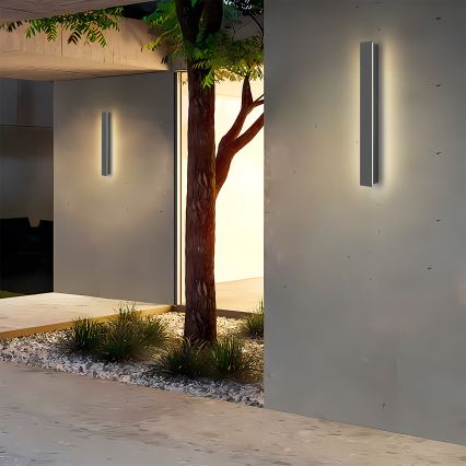 Brilagi - Applique murale extérieure LINEAR LED/12W/230V 3000K IP65 50 cm anthracite IRC 90