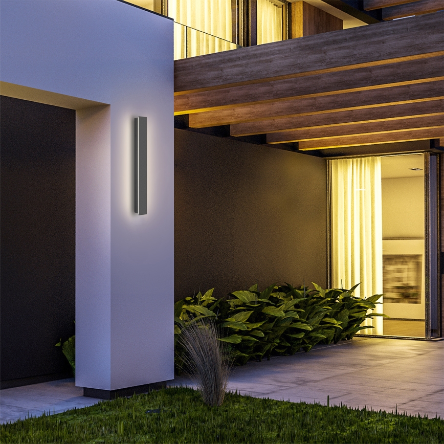 Brilagi - Applique murale extérieure LINEAR LED/12W/230V 3000K IP65 50 cm anthracite IRC 90