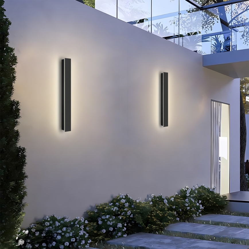 Brilagi - Applique murale d'extérieur LINEAR LED/12W/230V 4000K IP65 50 cm noir CRI 90