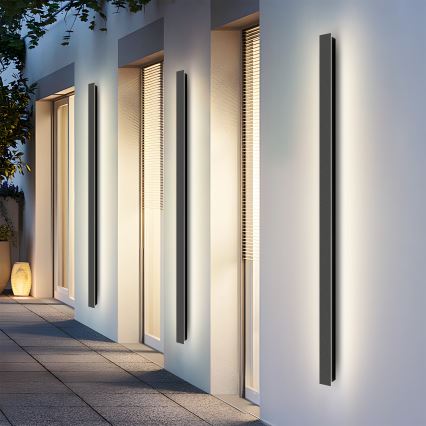 Brilagi - Applique murale LED d'extérieur LINEAR LED/32W/230V 3000K IP65 140 cm noir IRC 90