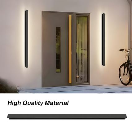Brilagi - Applique murale LED d'extérieur LINEAR LED/32W/230V 3000K IP65 140 cm noir IRC 90