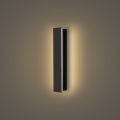 Brilagi - Applique murale d'extérieur LED LINEAR LED/8W/230V 3000K IP65 30 cm noire