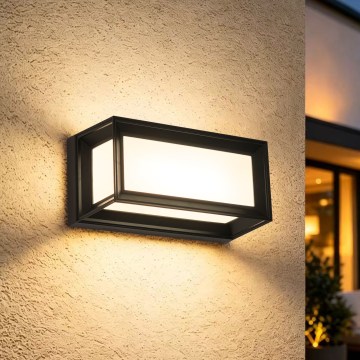 Brilagi - Applique murale d'extérieur LED PARKER LED/12W/230V 3000/4500/6000K noire IP44