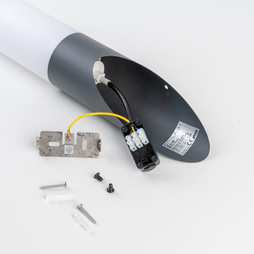 BRILAGI - Applique murale extérieure LED RGBW dimmable ELIA 1xE27/6,5W/230V 2700-6500K IP44 Wi-Fi anthracite