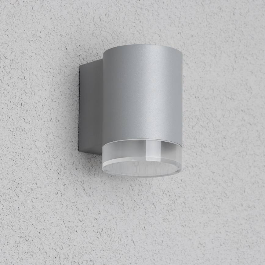 Brilagi - LED RGBW dimmable Applique murale d'extérieur MATERA 1xGU10/6W/230V 3000K IP54 gris + télécommande