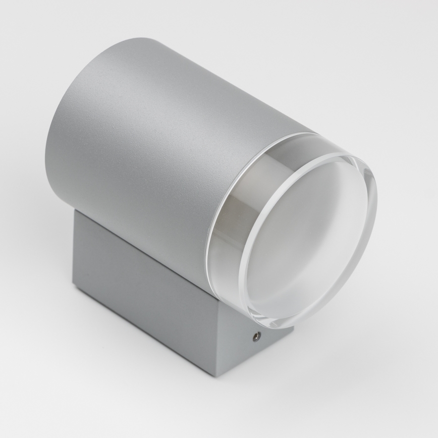 Brilagi - LED RGBW dimmable Applique murale d'extérieur MATERA 1xGU10/6W/230V 3000K IP54 gris + télécommande