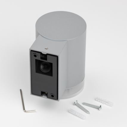 Brilagi - LED RGBW dimmable Applique murale d'extérieur MATERA 1xGU10/6W/230V 3000K IP54 gris + télécommande