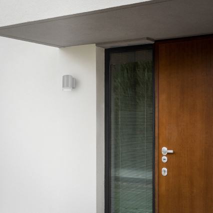 Brilagi - LED RGBW dimmable Applique murale d'extérieur MATERA 1xGU10/6W/230V 3000K IP54 gris + télécommande