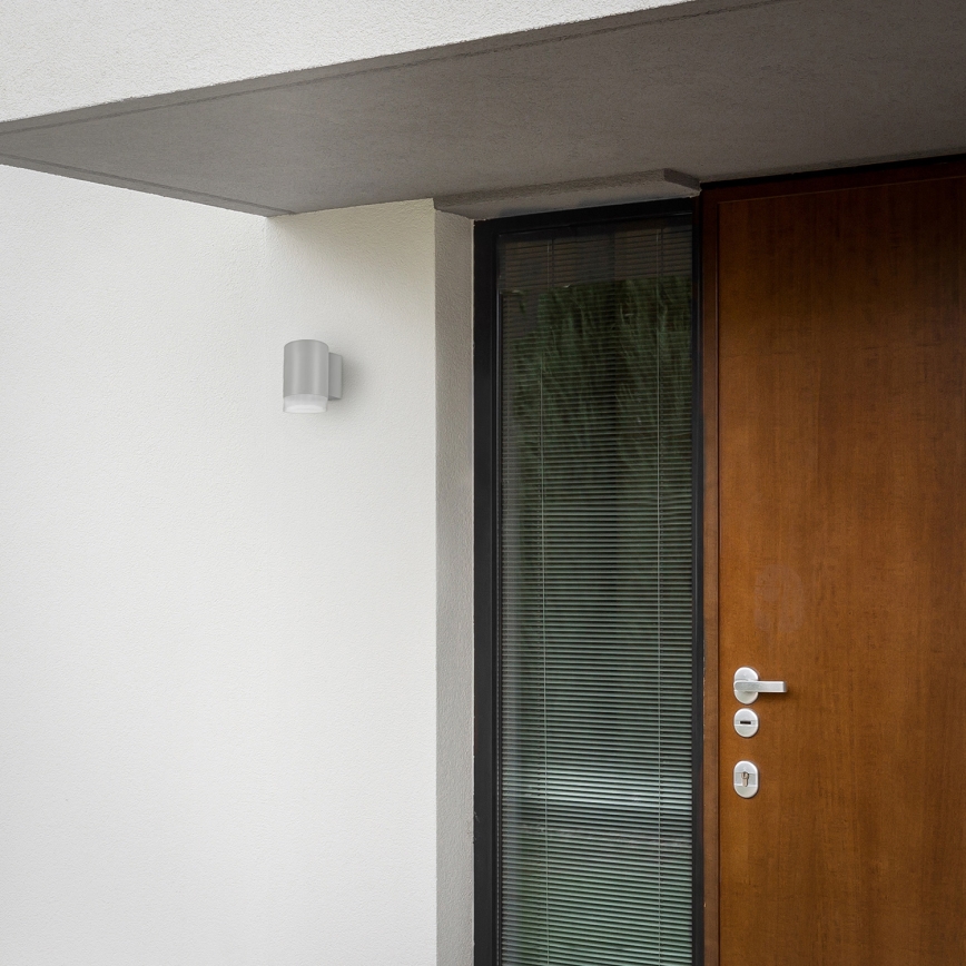 Brilagi - LED RGBW dimmable Applique murale d'extérieur MATERA 1xGU10/6W/230V 3000K IP54 gris + télécommande