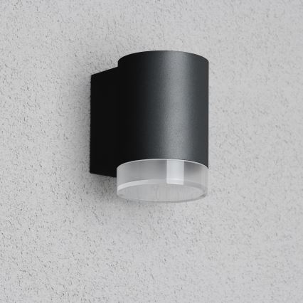 Brilagi - LED RGBW dimmable applique murale d'extérieur MATERA 1xGU10/6W/230V 3000K IP54 noire + télécommande