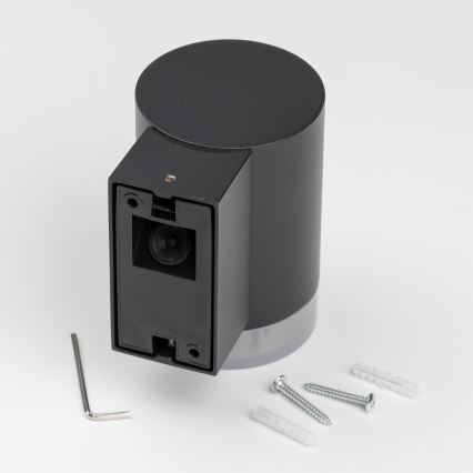 Brilagi - LED RGBW dimmable applique murale d'extérieur MATERA 1xGU10/6W/230V 3000K IP54 noire + télécommande