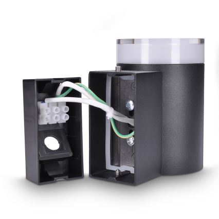 Brilagi - LED RGBW dimmable applique murale d'extérieur MATERA 1xGU10/6W/230V 3000K IP54 noire + télécommande