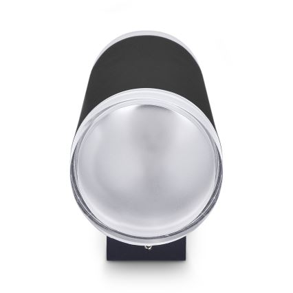 Brilagi - LED RGBW Applique murale extérieure dimmable MATERA 2xGU10/4,8W/230V 3000K IP54 noire + télécommande