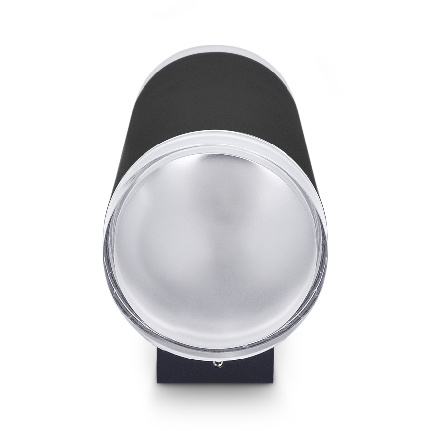 Brilagi - LED RGBW Applique murale extérieure dimmable MATERA 2xGU10/4,8W/230V 3000K IP54 noire + télécommande