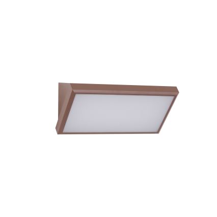 Brilagi - Applique murale extérieure LED RGBW à intensité variable TRIANGLE 1xE27/9W/230V 2700-6500K IP65 marron
