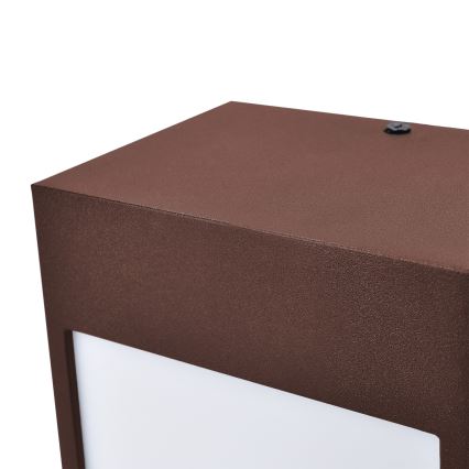 Brilagi - Applique murale d'extérieur LED TERNI LED/12W/230V brun IP44