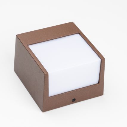 BRILAGI - Applique murale d'extérieur LED TERNI LED/12W/230V brun IP44