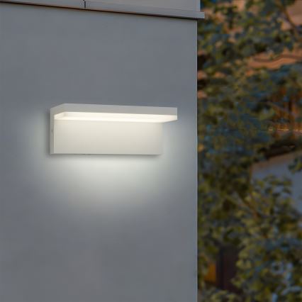 Brilagi - Applique murale d'extérieur LED TESSI LED/10W/230V blanche IP54